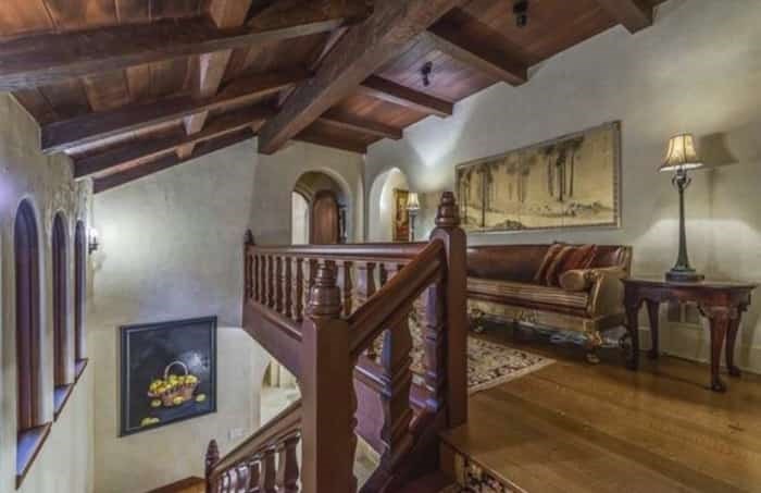  The grand stairwell at Kew House looks more like a small Spanish castle than a West Vancouver home. Listing agent: Harry Kramm