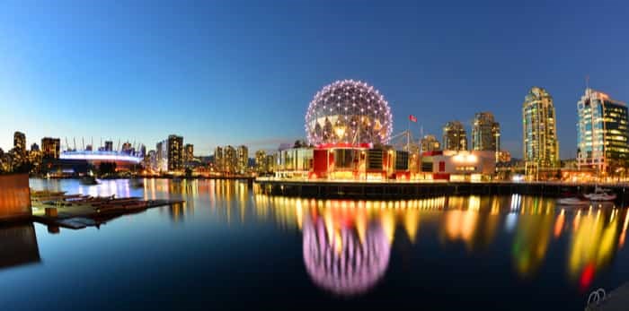  Shutterstock /VANCOUVER - SEPTEMBER 25,2017 : The building's former name Science World in Vancouver is a science centre run by a not-for-profit organization in Vancouver, British Columbia
