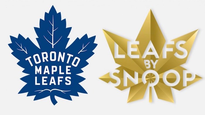  Confusion between brands in a marketplace can take place if consumers in a hurry believe that the two marks originate from the same source. Images: Toronto Maple Leafs / Leafs by Snoop