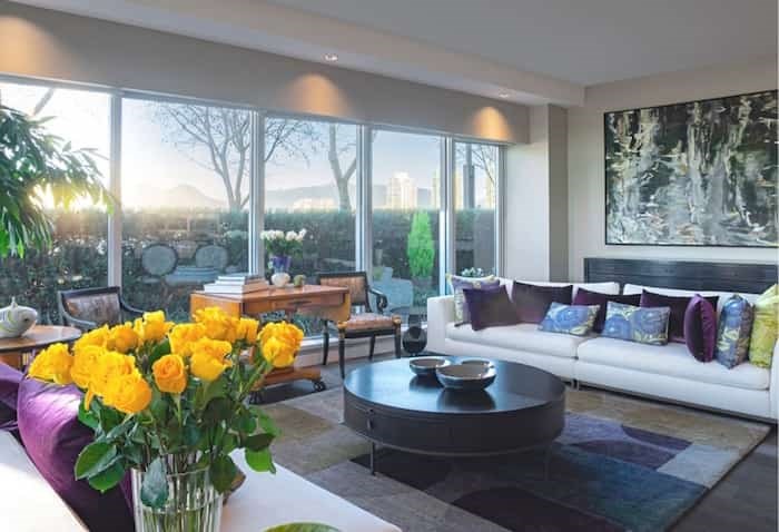  This home in Canada House, Arthur Erickson's 2010 Olympic Village building, was listed in January 2019 for $6.78 million. Listing agents: Mike Rampf and Shawn Anderson