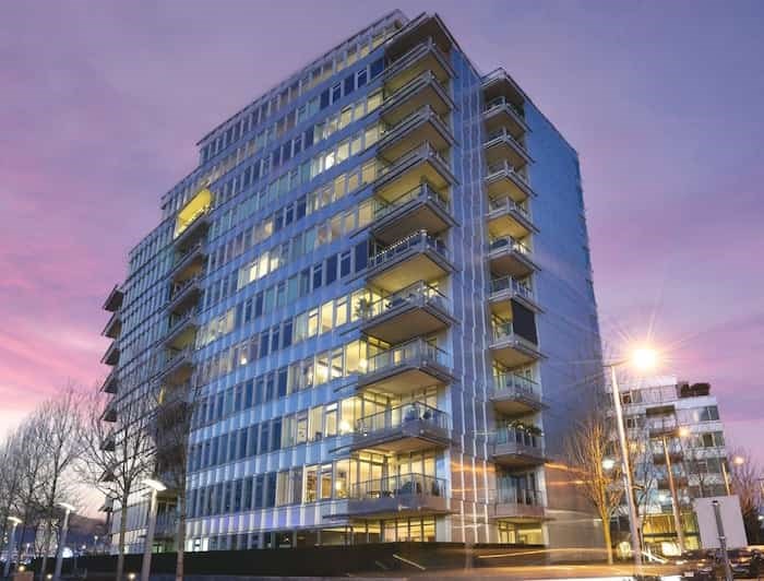  The LEED Gold-certified Canada House has a slight twist to its architecture, which reflects the city and water at different angles. Listing agents: Mike Rampf and Shawn Anderson