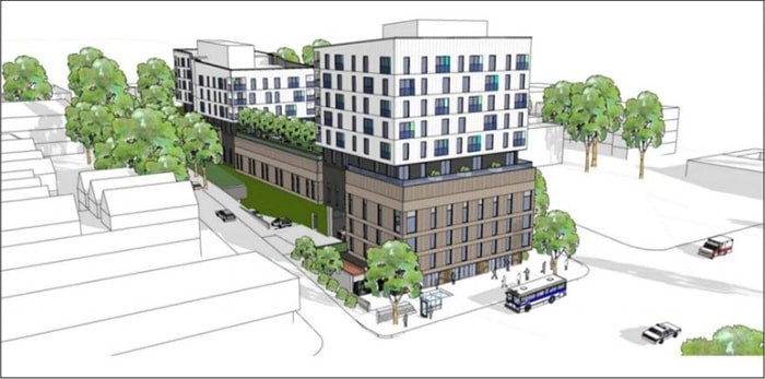  A public hearing is slated for Feb. 20 on a proposed detox and social housing rental complex at Clark and East First