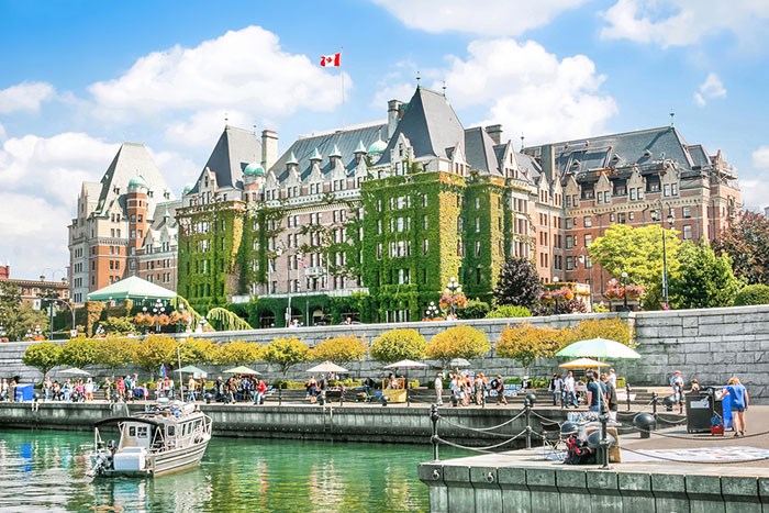  Inner Harbour of Victoria, B.C./Shutterstock