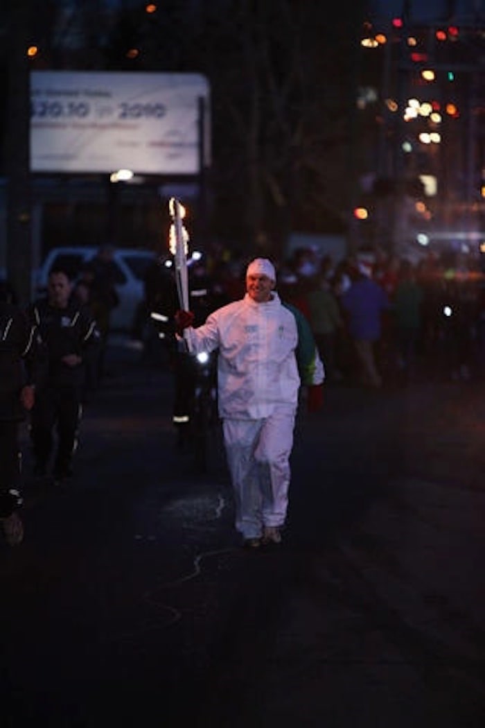  Day 081, torchbearer no. 125, Dave D - Calgary Reference code: AM1550-S07-F081- - City of Vancouver Archives / Vancouver Organizing Committee for the Olympics