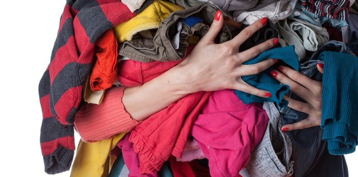  Pile of clothing/Shutterstock
