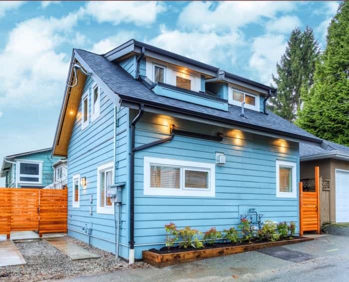  MyLaneHome built this modular laneway home in Vancouver's Fraser neighbourhood. Image supplied