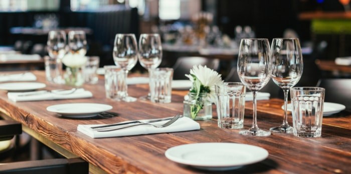  Dinner party table/Shutterstock