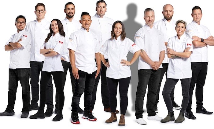  These 11 chefs are confirmed to compete in the seventh season of TV's Top Chef Canada. Photo via Food Network Canada.