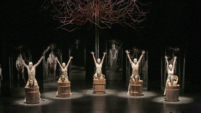  Japan-based butoh ensemble Dairakudakan performs at the Vancouver International Dance Festival