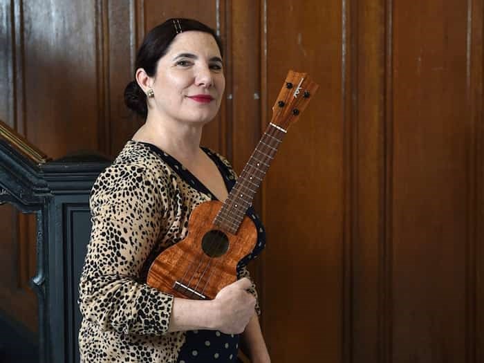  Daphne Roubini is the founder of Ruby’s Ukes and head honcho behind the Vancouver Ukulele Festival, which celebrates its 10th anniversary March 22 to 24 at the Croatian Cultural Centre.