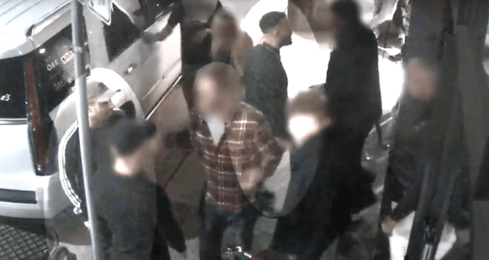  Vancouver police have released a video from a March 2018 assault in Yaletown that left one man with serious head injuries. Photo screenshot