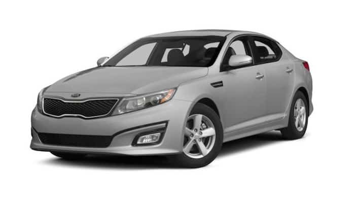  Vancouver police believe a grey or silver, 2014 or 2015 Kia Optima Hybrid was involved in a hit-and-run that left two pedestrians with serious injuries. Photo courtesy Vancouver Police Department