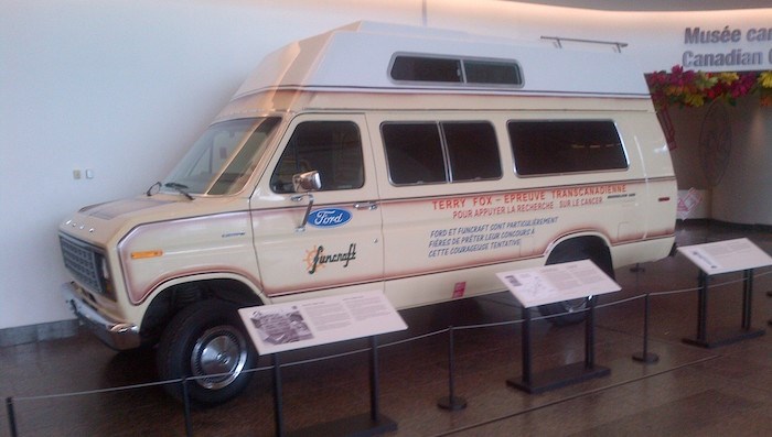  The Van of Hope on display in 2012. Photo courtesy Vancouver International Auto Show