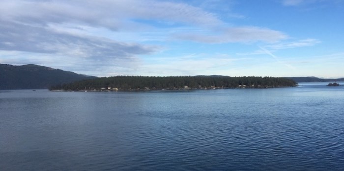  There's a lot of watery distance between Vancouver Island and the mainland. Photo by Times Colonist.