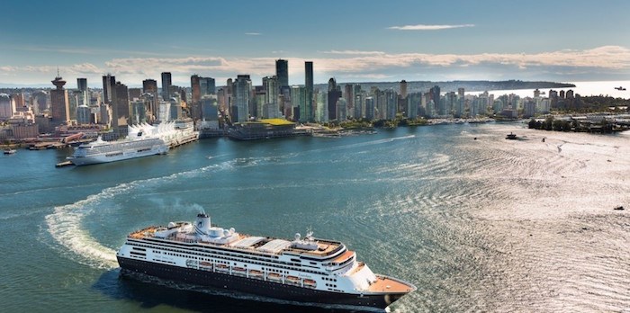  If the cruise season goes as planned, it will be the first time since 2002 that Vancouver has had a cruise season with a record number of passengers. Photo courtesy Vancouver Fraser Port Authority