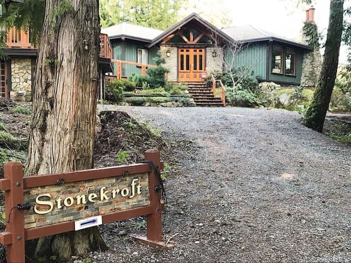  The Stonekroft Guest House, your stop at the end of Day 1. - Ken Armour