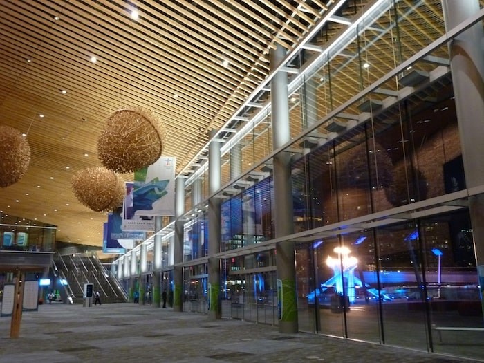  In 2010, the Vancouver Convention Centre was the main media centre for the Olympics. Photo courtesy Vancouver Convention Centre