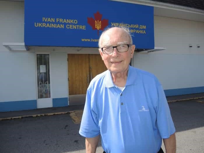  George Brandak is getting ready to welcome around 80 guests Saturday to the 80th anniversary of Richmond's Ukrainian Community Society of Ivan Franko. Alan Campbell photos