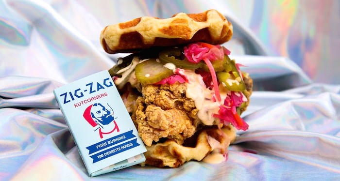  The Derek is a special sandwich available at Little Juke in Vancouver's West End only on April 20, 2019. Photo courtesy Juke Fried Chicken.