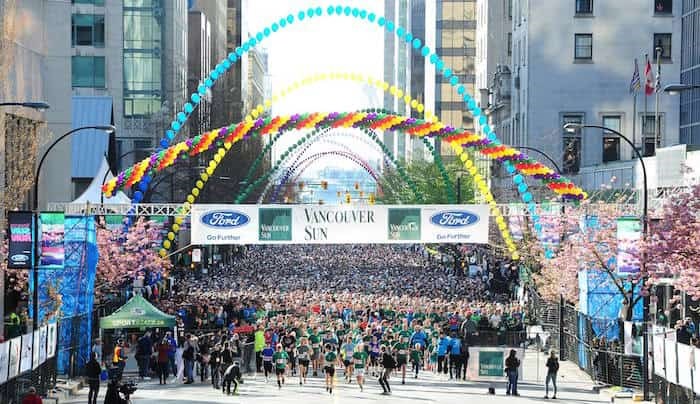 From Vancouver Sun Run road closures to start time information, find out everything you need to know about the April 21, 2024 event. Photo: Vancouver Sun Run/Facebook