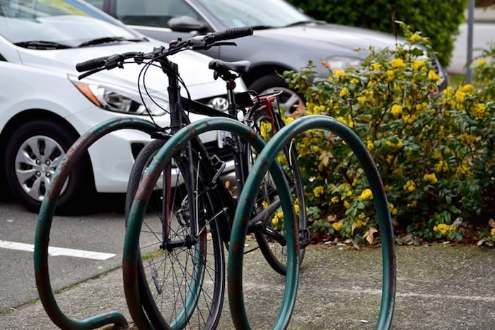  Bikes are generally more likely to be stolen in Richmond's downtown core, according to property crime data. Photo by Megan Devlin