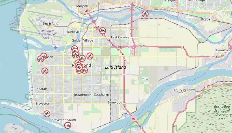  Bike thefts from January 2019 to March 2019, according to Richmond's interactive property crime map.