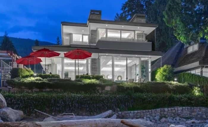  This Russell Hollingsworth-designed house in West Vancouver was listed April 11, 2019 for $16,998,000. Listing agent: Eric Christiansen