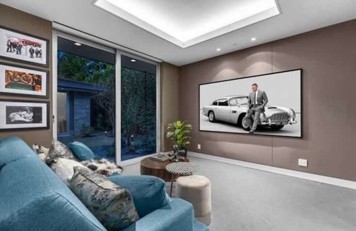  Having a media room as well as a family room sure avoids those fights over which movie to watch. Listing agent: Eric Christiansen