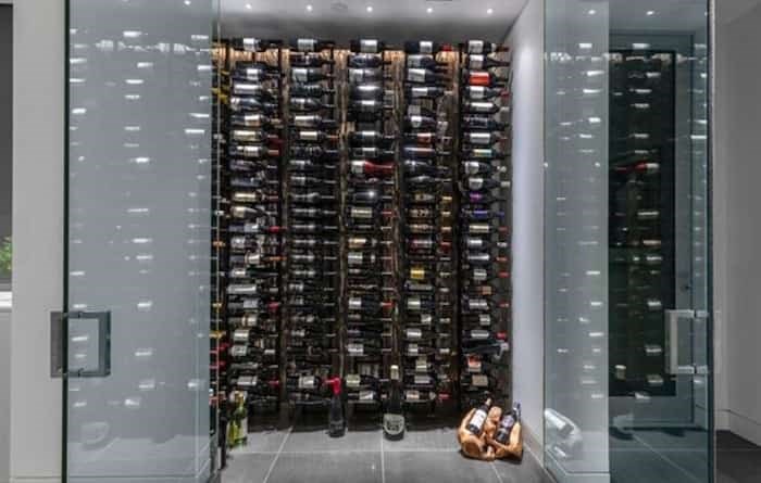  The home comes with obligatory temperature-controlled glass wine room. Listing agent: Eric Christiansen