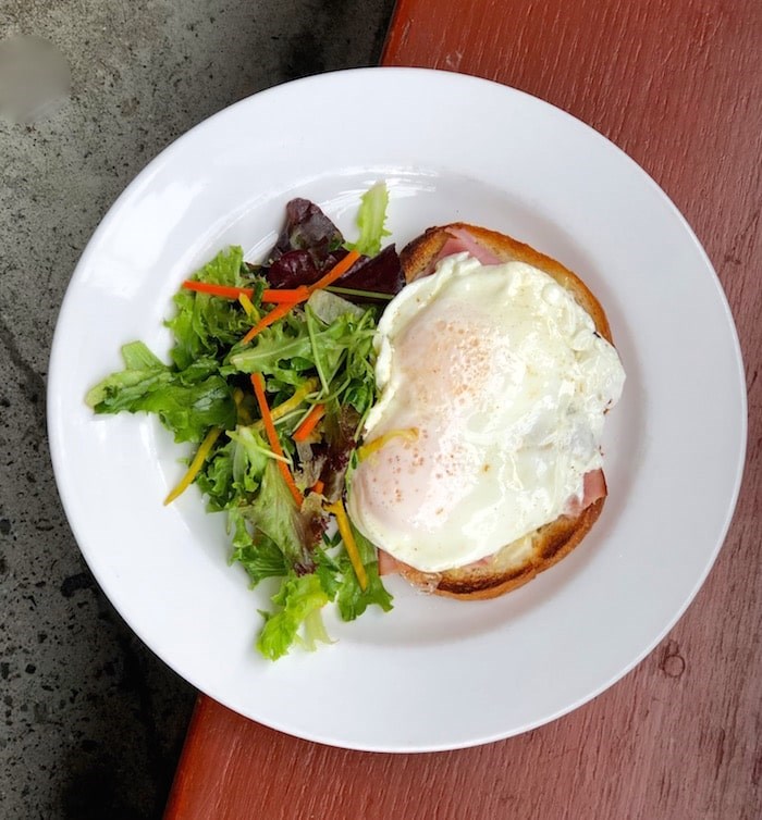  Croque Madame at The Flying Pig. Photo by Lindsay William-Ross.