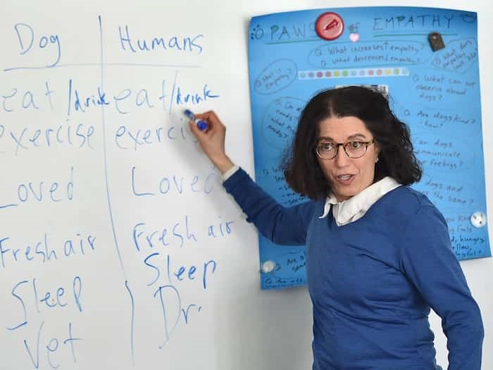  Vancouver animal lawyer Victoria Shroff teaches a program called “Paws of Empathy” to elementary school students across Metro Vancouver - Dan Toulgoet