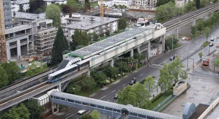  The old pedestrian walkway connecting Metrotown SkyTrain Station to Metropolis at Metrotown (TransLink)