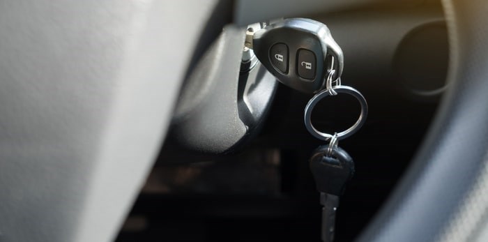  Key inside car/Shutterstock