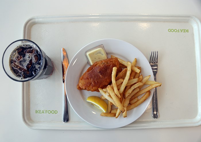  Ikea fish n' chips. Photo Bob Kronbauer