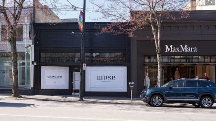  Hoarding is up at 3039 Granville Street, across the street from Meinhardt Fine Foods | Alistair Bird