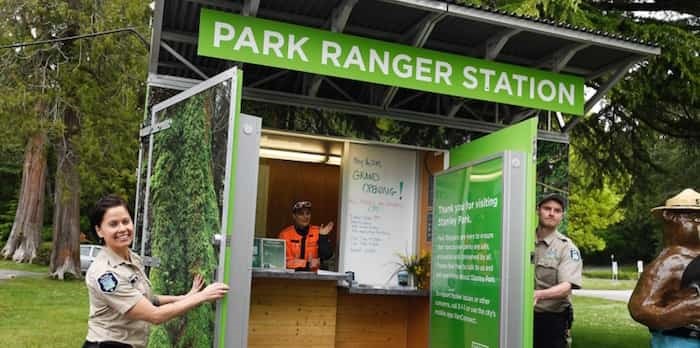  Vancouver Park Board Thursday opened a new park ranger station at Second Beach in Stanley Park. Photo Jennifer Gauthier