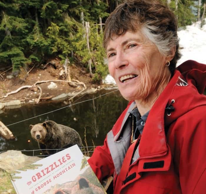  Rae Schidlo has written a new children’s book, The Grizzlies of Grouse Mountain, The True Adventures of Coola and Grinder, with Shelley Hrdlitschka and illustrator Linda Sharp.