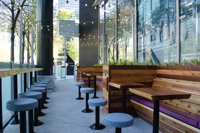  There is a 30-seat covered patio at the new SMAK on Howe St. Photo courtesy SMAK.