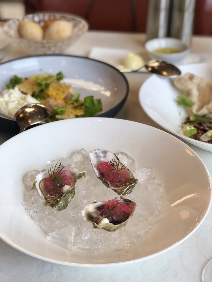  Sawmill Bay oysters are one of three options for appetizers. Photo by Lindsay William-Ross/Vancouver Is Awesome