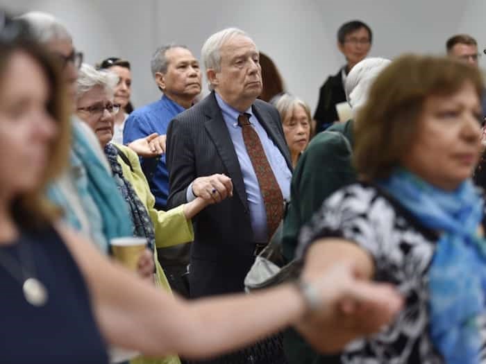  Community members gathered to celebrate the opening of the Marpole Neighbourhood House May 22. Photo Dan Toulgoet