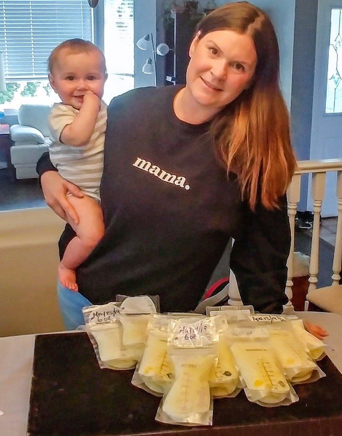  Jodi Neibert says she donated 650 ounces of milk to the Coquitlam woman in December 2018. Photo courtesy Jodi Neibert