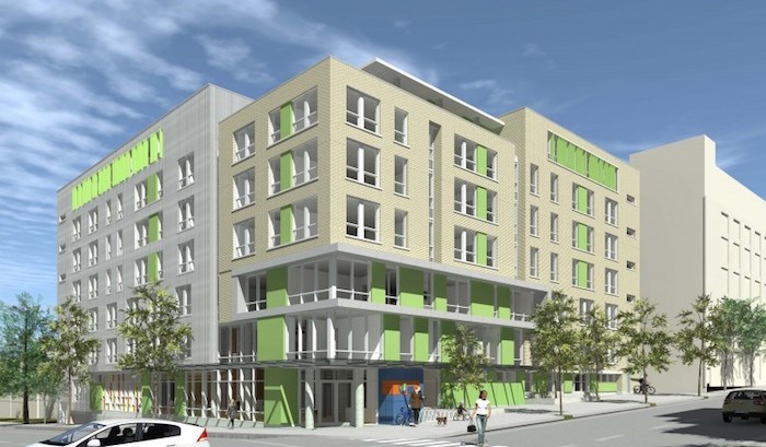  Expansion to the Union Gospel Mission on the Downtown Eastside will include 63 long-term apartments for homeless women and children. Photo courtesy UGM