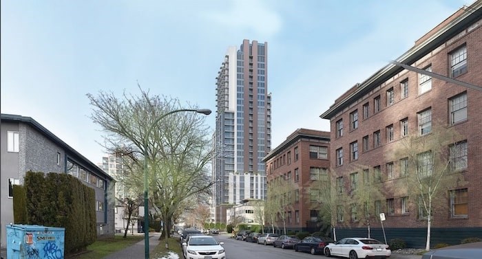  View from West 10th Avenue. Rendering IBI Group