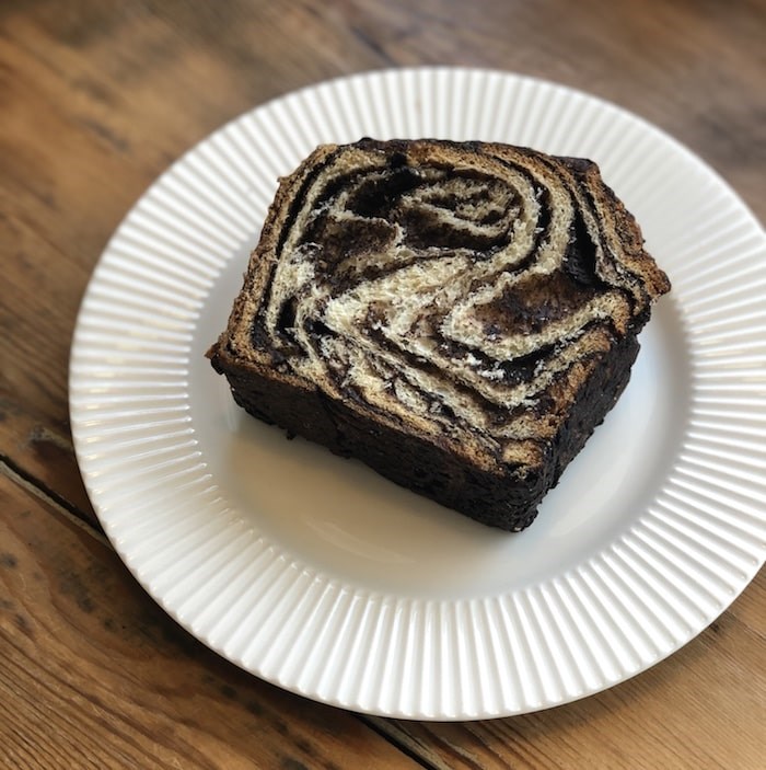  Brooklyn-style dark chocolate babka is available by the slice or loaf. Photo by Lindsay William-Ross/Vancouver Is Awesome