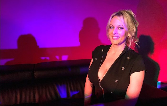  Stephanie Clifford, also known as Stormy Daniels, was in Kamloops on Sunday, June 2 for a meet-and-greet at The Duchess on Tranquille. Photo by Brendan Kergin/Kamloops Matters