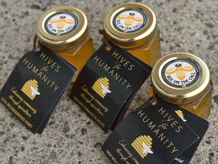  The VPD honey is sold to officers and staff, and donated in the community. Photo Dan Toulgoet