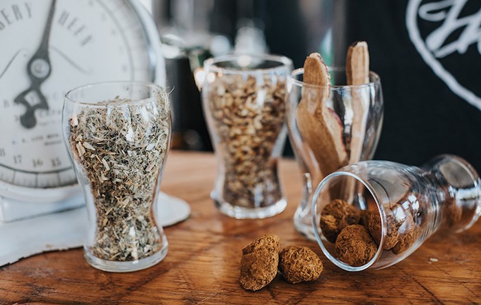  Howl Brewing's Dan Van Netten uses blessed thistle, reishi mushroom and chaga mushroom in some of his obscure historic beer styles. Photo by Meghan Goertz