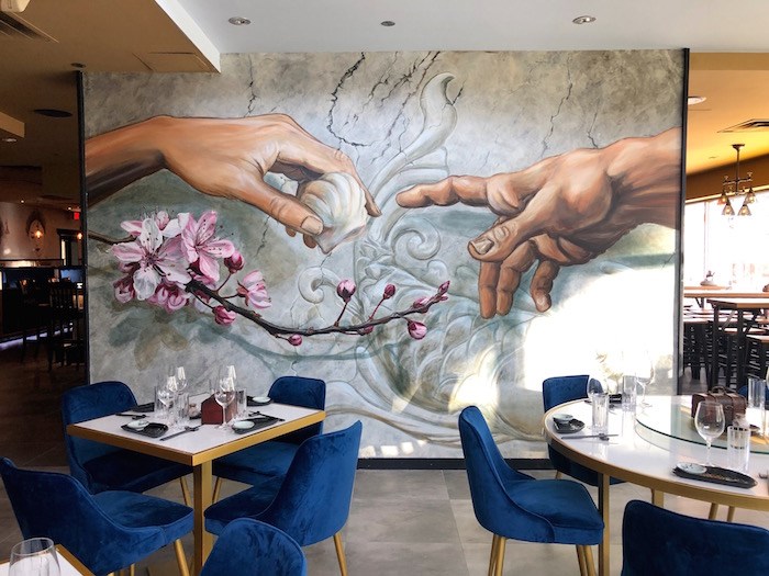  A cheeky and whimsical mural inside the dining room. Photo by Lindsay William-Ross/Vancouver Is Awesome