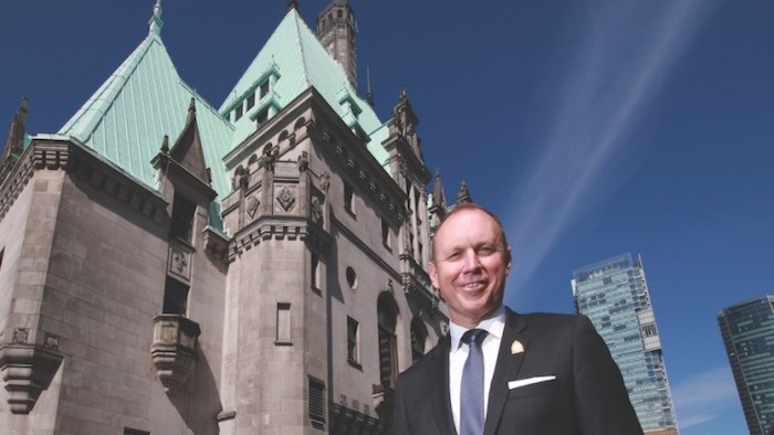  Fairmont Hotel Vancouver general manager Adam Laker believes historic hotels must keep up with trends to stay competitive. Photo by Rob Kruyt/Business In Vancouver