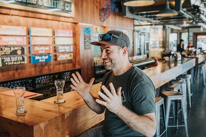  Stephane Turcotte of Île Sauvage Brewing. Photo by Meghan Goertz